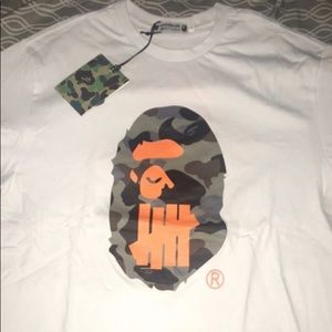 Authentic Bape x Undefeated Collab Shirt